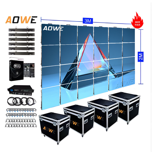 HD Waterproof LED Screen P2.6 P2.9 P3.91 LED Wall Movable LED Video Wall Rental Stage LED Screen Indoor Outdoor LED Display