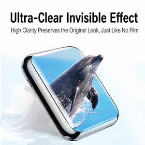 Protector de Pantalla de Hidrogel 3D, Película Transparente HD para Apple Watch 40 41 42 44 45 46 49mm <span class=keywords><strong>Series</strong></span> 3 4 5 6 7 8 9 SE Ultra, con Aplicador - Product Image 4