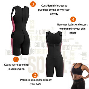 Las mujeres la talladora del <span class=keywords><strong>cuerpo</strong></span> de entrenamiento ejercicio de formación de <span class=keywords><strong>neopreno</strong></span> ¿cómo sudor de pérdida de peso completo trajes Sauna - Product Image 3
