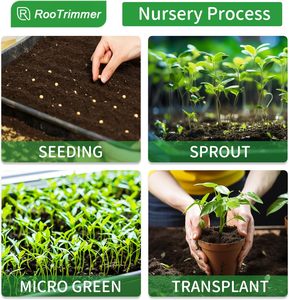 Bandeja de Cultivo de Plástico Resistente de 1.6 Pulgadas de Profundidad con 72/128 Agujeros para Microgreens, Bandeja de Germinación de Semillas 1020 para Cultivo de Plantas - Product Image 5