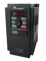 Variateur de fréquence (VFD) monophasé et triphasé 4kW-22kW 220V-380V pour moteur, compresseur, entraînement AC avec sortie 0-550Hz