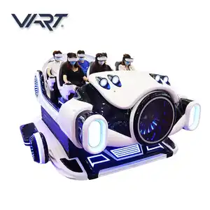 행복한 이동할 수 있는 유원지 탐 기계 VART 360 롤러코스터 9D VR 의자 영화관 6 좌석 VR