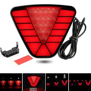 Luces de navegación para automóviles, luces de freno para evitar colisiones traseras, luces LED de advertencia intermitentes para control de crucero y luces triangulares en forma de V. - Product Image 3