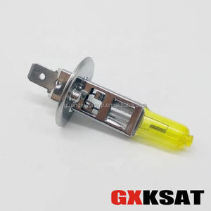 GXKSAT Auto Parts Ampoule de phare H1 12V <span class=keywords><strong>5570</strong></span> 100W Lampe halogène de couleur doré<span class=keywords><strong>e</strong></span> Lampe au xénon - Product Image 3