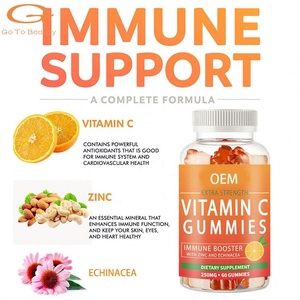 Chumita OEM Private Label <strong>Vitamin</strong> C Gummies with Rose Hips Dietary Supplement for Immune Support - Product Image 2
