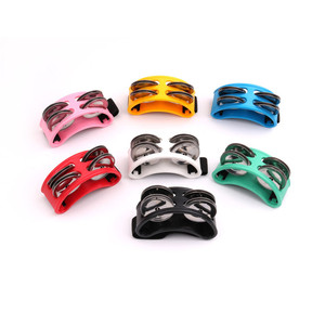 Mini tambour à Percussion, jouet pour enfants, personnalisé, avec 2 ensembles de cloches en métal plaqué nickel - Product Image 1