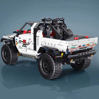 Kits de construction Baustein : Voiture RC tout-terrain Monster Truck intelligente avec contrôle vocal et application, jouet de construction pour enfants