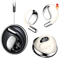 Earbud TWS Q93 Baru dengan Gyro Ujung Jari, Layar Digital, Headset Nirkabel HiFi untuk Olahraga, Konduksi Udara, Latensi Rendah, Earphone ENC