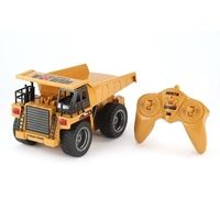 Camion RC Huina 1540 2.4G 6 canaux Télécommande 540 Camion à benne RC 4 roues Jouets de machine réalistes