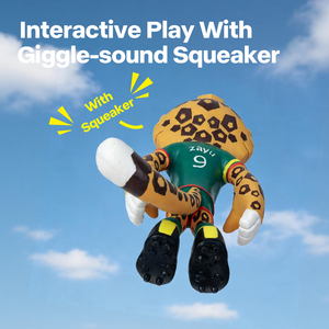 Mascota Oficial de la <span class=keywords><strong>FIFA</strong></span> para la Copa Mundial 2026, Souvenir de EE. UU., Canadá y México, Muñeco Clásico de Látex, Juguete Masticable para Perros, Maple Cluth Zayu - Product Image 3