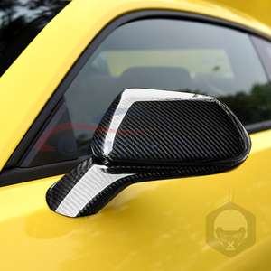 Pour 2016-2018 <span class=keywords><strong>Chevrolet</strong></span> CAMARO LT SS RS <span class=keywords><strong>ZL</strong></span> autocollant de couverture de rétroviseur en Fiber de carbone Bodykit - Product Image 5