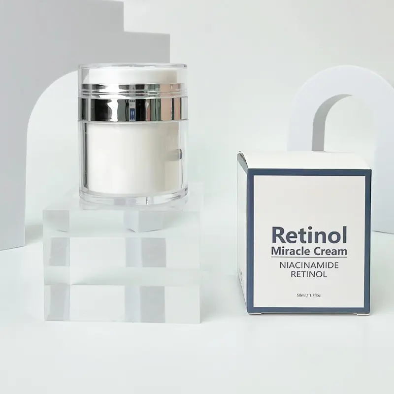 Benutzer definiertes Logo Retinol Anti-Aging Entfernen Sie falten straffende Hautpflege Deep Moist urizing White ning Bright Facial Cream