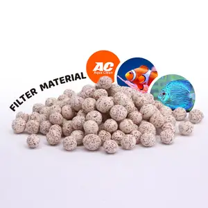 AquaClean Hollow design bio ceramic balls for aquariums accessories ZACH18