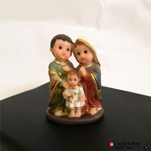 Regalo Religioso de Resina KOMI, Decoración para el Hogar, Sala de Estar, Coche, Artesanía de la Virgen María - Product Image 3