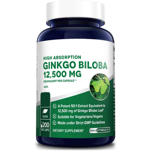 Capsules de Ginkgo Biloba de marque privée OEM <span class=keywords><strong>extra</strong></span> fort soutient la fonction cérébrale et le soutien de la mémoire - Product Image 2