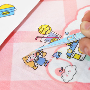 Cartoon Tweezers Blunt Tip 100mm For Diy Crafts Journaling <b>Tools</b> Elbow Shape <b>Smooth</b> Surface Home Use - Product Image 2