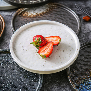 จานสเต็กเซรามิกพอร์ซเลนถ้วยชามเนื้อด้านจานอาหารค่ำ - Product Image 2