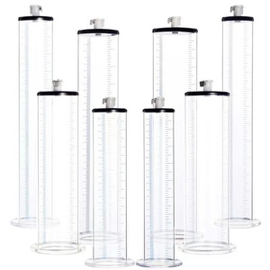 Accesorios de Acrílico para Sexo, Tubo de Presión al Vacío con Bloqueo Automático, Dispositivo de Entrenamiento Profesional para la Resistencia del Pene <span class=keywords><strong>Masculino</strong></span>, Negro IPX7 - Product Image 5