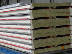 Panneaux sandwich modernes en <span class=keywords><strong>laine</strong></span> <span class=keywords><strong>de</strong></span> <span class=keywords><strong>roche</strong></span> écologiques pour la construction <span class=keywords><strong>de</strong></span> murs extérieurs, toitures et joints latéraux, avec application en entrepôt et sous-sol - Product Image 2