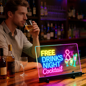 Lavagna Magica Luminosa e Scrivibile - Lavagna LED all'Ingrosso con Penne Colorate Cancellabili a Secco - Product Image 2