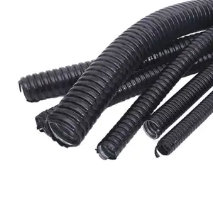 Tubos corrugados flexíveis de aço galvanizado revestidos de PVC Ip65 para conduítes de metal elétrico à prova d'água
