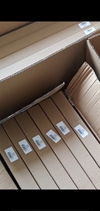 Large 33cm Bamboo UV Neon Light Hand Fan with Traditional Cartoon Angel & Advertising Styles - Product Image 5