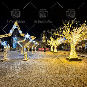 Waterproof 3D Christmas Archway LED Motif <b>Light</b> Outdoor Commercial Decoration - Product Image 3