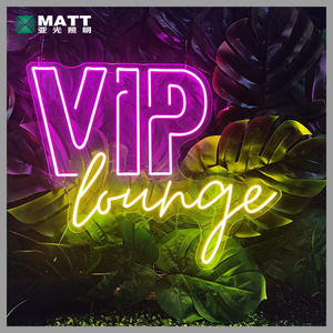 Popolare VIP Lounge Led Neon Sign luci al Neon decorazione della parete per Club Bar ristorante Business VIP Group <span class=keywords><strong>Decor</strong></span> LED insegne al Neon - Product Image 2