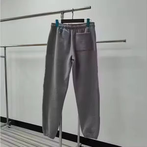 Y2K Streetwear pantalons de survêtement en gros personnalisé de qualité supérieure 100% coton bouffée impression pantalons pour hommes lourds - Product Image 1