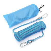 Corde d'escalade tressée Kangan 20 couleurs en polyester durable, 32 pieds, 7 brins, 10 mm, 20 kN, 15 L, kit de survie, sécurité