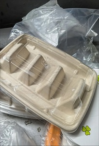 Caja Ecológica Compostable Desechable para Tacos de Bagazo, Bandeja de Pulpa de Cañ<span class=keywords><strong>a</strong></span> de Azúcar para Empacar Tacos, Ideal para Restaurantes, Comida para Llevar y Entrega <span class=keywords><strong>a</strong></span> <span class=keywords><strong>Domicilio</strong></span> - Product Image 6