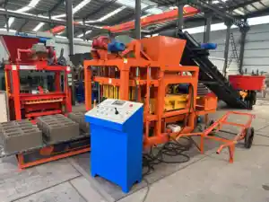 Faible investissement entreprise à domicile entièrement automatique portable 4-25 machine de fabrication de blocs de béton prix usine Afrique