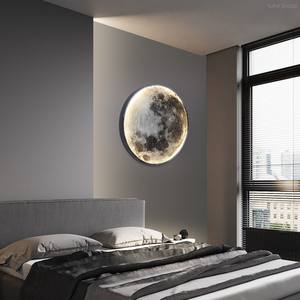Lámpara de Pared de Luna de Arte Moderno Nórdico, Lámpara Decorativa de Lujo de Hierro LED para Sala de Estar - Product Image 2