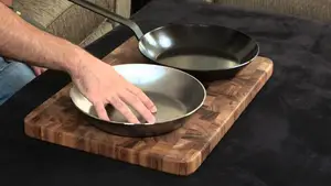 Padella antiaderente in acciaio al carbonio spessore 3.0mm padella padella per ristorante