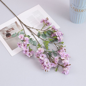 Fleurs artificielles en soie, bégonia, aménagement paysager de jardin, style moderne fait main, décoration de salle de mariage, vitrine - Product Image 2