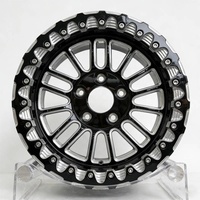 Roda Beadlock Forged 5x100 5x114 5x112 5x115 5x120 5x127 5x130 5x139.7 6x139.7 untuk Mustang Camaro GTR Civic BRZ Supra Charger