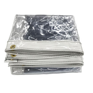 <span class=keywords><strong>Lona</strong></span> <span class=keywords><strong>transparente</strong></span> <span class=keywords><strong>con</strong></span> ojal niquelado - Product Image 1