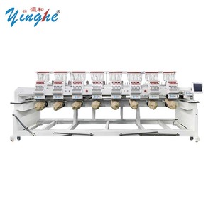 Yinghe Thương Hiệu YH-1208 Tám Đầu 12 Kim 400*500Mm Máy Thêu Máy Tính Được Sử Dụng Cho Ba Chức Năng Cap Phẳng T-Shirt - Product Image 5