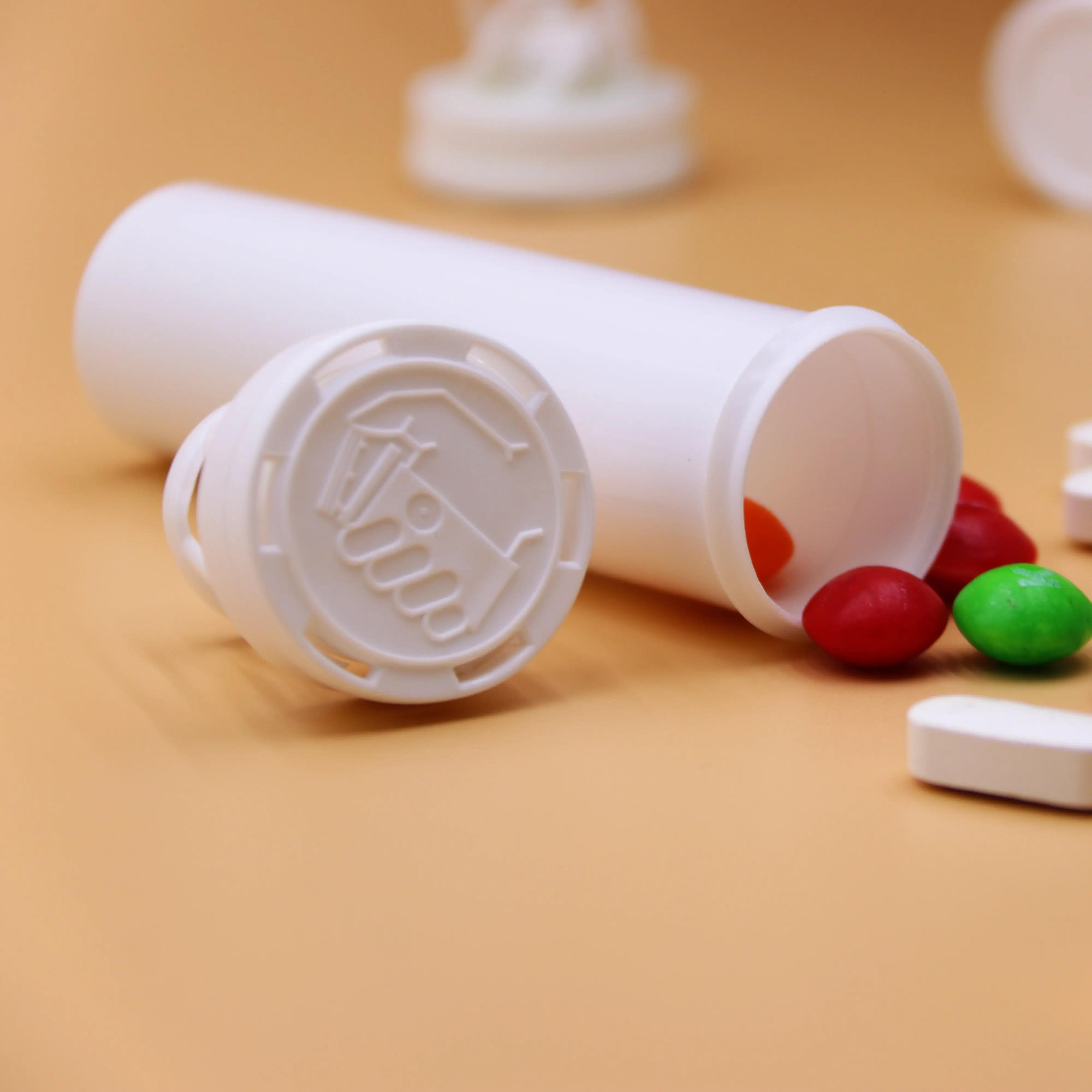 Шипучие пластиковые трубки для таблеток, пустая бутылка для фармацевтических препаратов