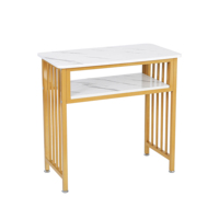 Meubles de salon de manucure de luxe au design moderne Offre Spéciale Tables à ongles Bureau de salon de beauté pour ongles