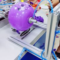 Machine d'impression sur ballons à deux couleurs, personnalisable, pour imprimer sur des ballons en latex, imprimante à écran