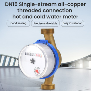 OEM/ODM シングルジェット乾式15mm/1/2インチ/1/4インチ真鍮製計量水道メーター - Product Image 3