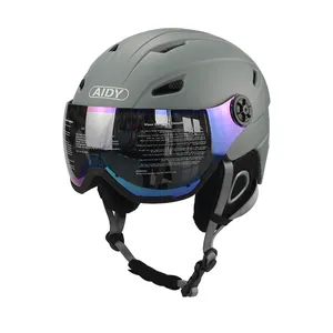 Сертифицированный заводской персональный лыжный шлем с защитными очками