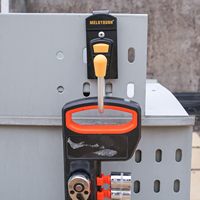 Porte-outils MELOTOUGH avec crochet, étui pour perceuse sans fil avec clip métallique, jaune