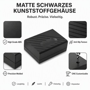 Petite boîte en plastique, boîtier électronique, boîtier ABS noir, boîtier de projet électronique, petite boîte de jonction - Product Image 3