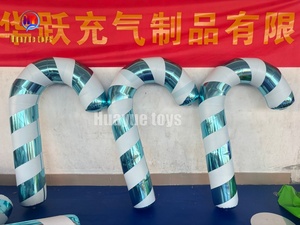 Đảng tổ chức sự kiện phản quang <span class=keywords><strong>Inflatable</strong></span> giáng sinh kẹo mía <span class=keywords><strong>Inflatable</strong></span> đầy màu sắc gậy trang trí đi bộ gậy - Product Image 6
