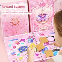 Coffret de jouets anti-stress Squishy Rose Magique Thème Spectacle de Magie Style Princesse Mignon pour Filles et Garçons en Matériau TPR, 14 ans et plus