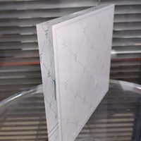 Logo personnalisé en acrylique avec impression UV, lettrage effet miroir, design élégant, couleur et forme personnalisables