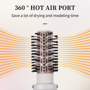 <strong>DSP</strong> 2 in 1 Rotating Hot Air Styler Hair Dryer Brush Set Straightener <strong>Comb</strong> Electric Blow Dryer Rotating Hair Brush Roller Styler - Product Image 3