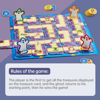 AJB Ghost Madness, Juego de Laberinto, Entretenimiento Familiar, Educación, Juegos de Mesa para Estimular el Cerebro para Niños